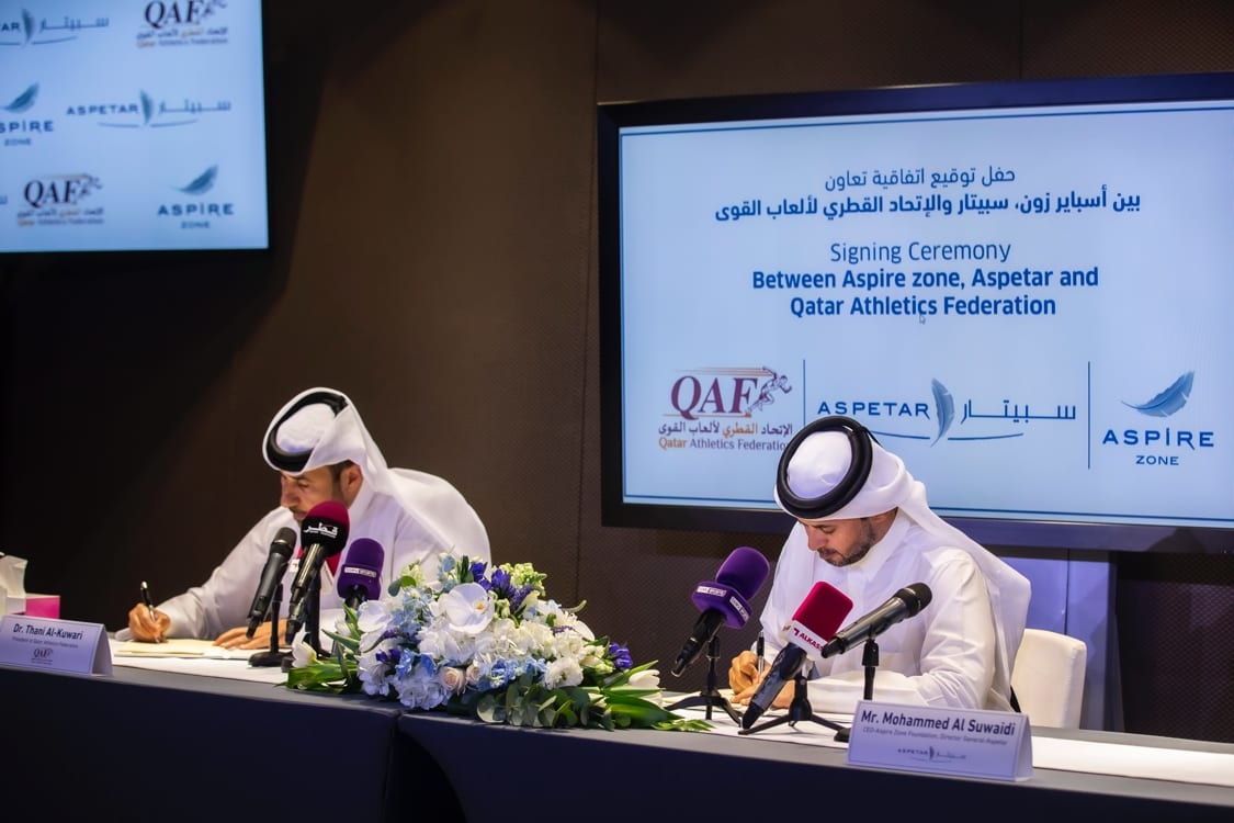 Aspetar and Qatar Athletics Federation - Signing ceremony