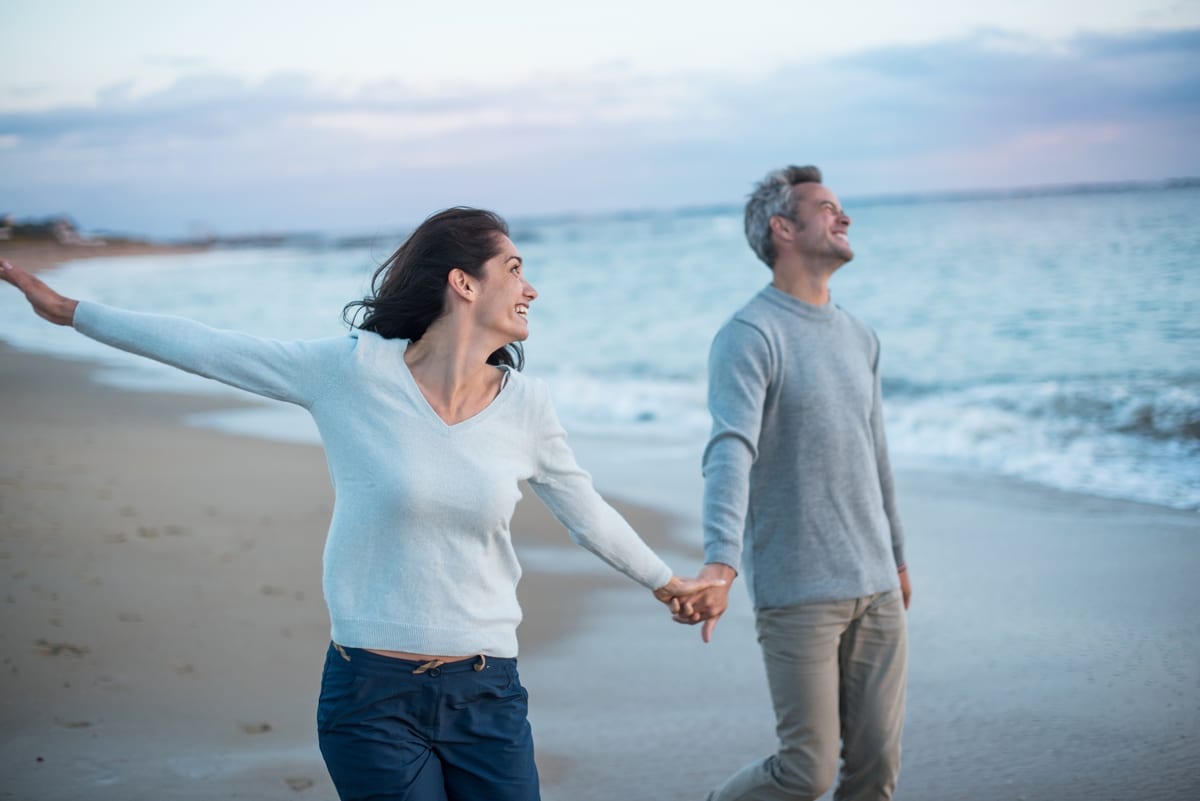 Couple at the seaside