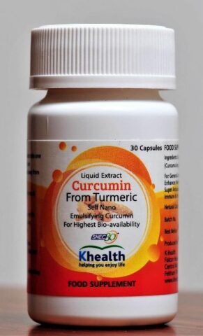 Liquid Extract of Curcumin Supplement