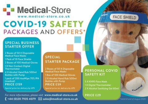 Medical Store - Covid-19 safety packages