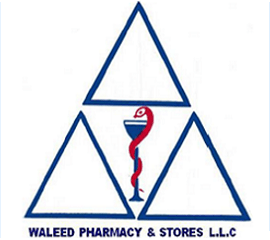Waleed Pharmacy. logo